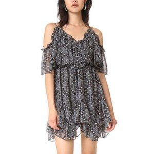 Misa Los Angeles Suki Mini Dress with Ruffle Detail